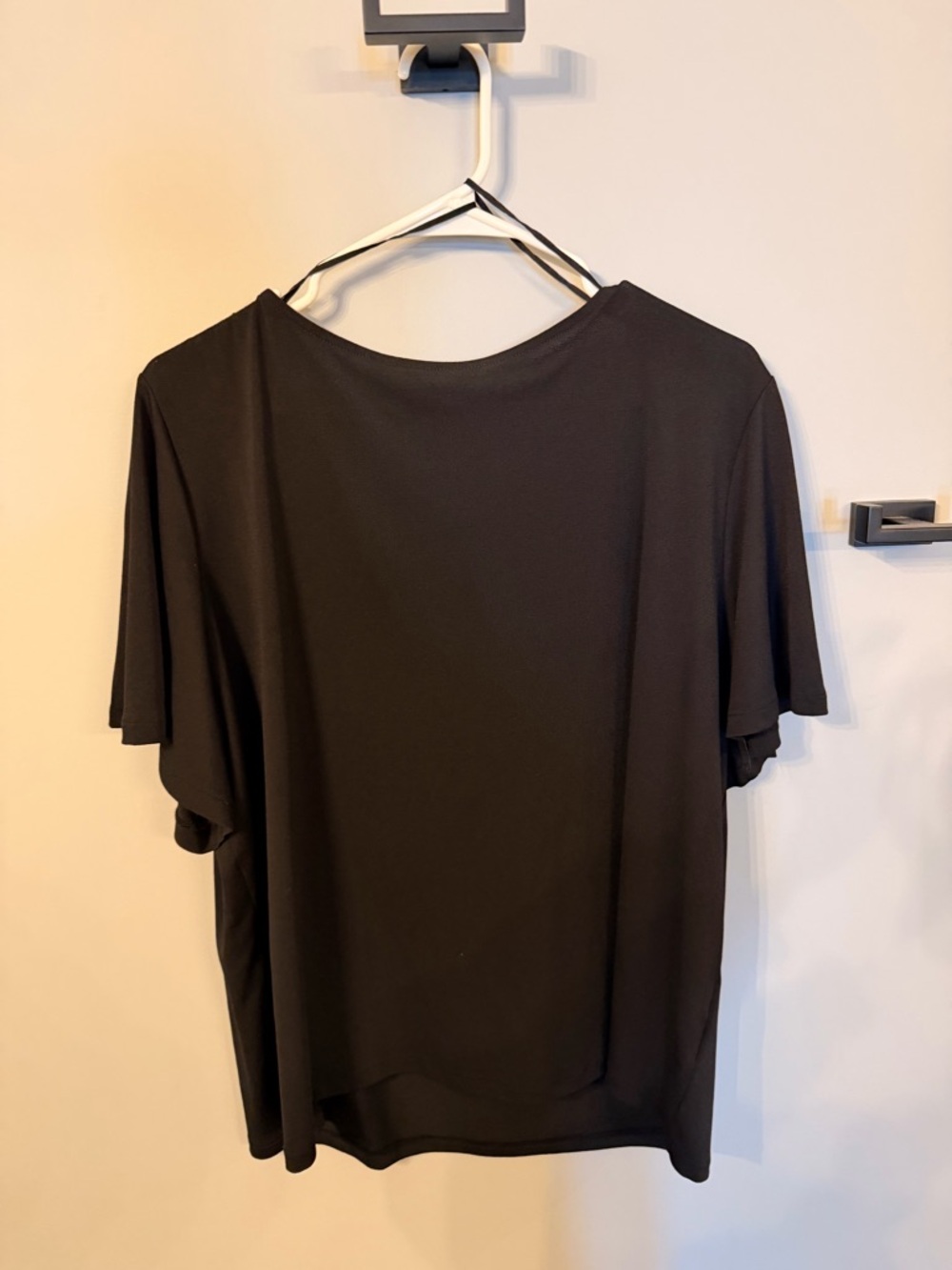 H&M Classic Black Short Sleeve Top
